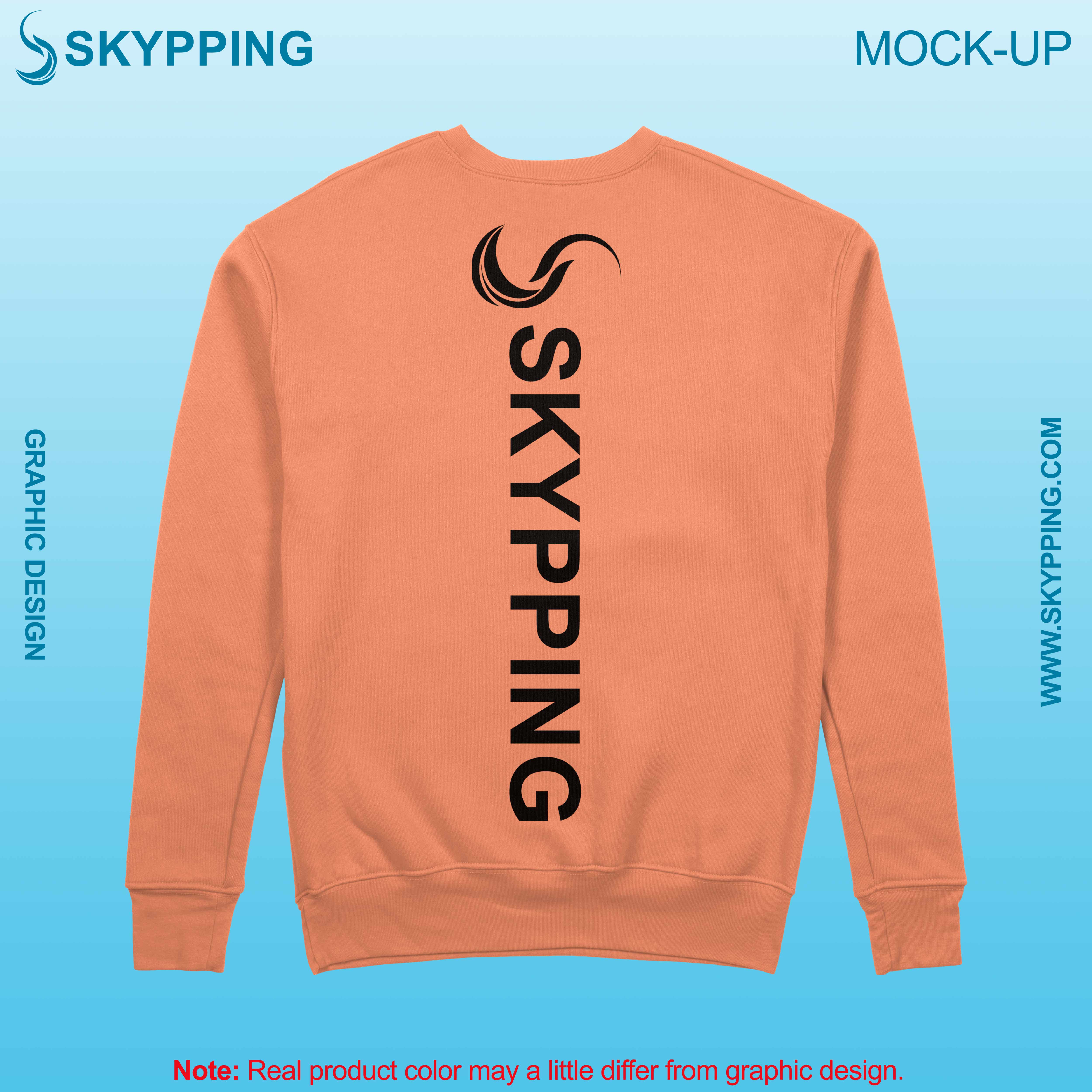 Sweatshirt with set-in style sleeve